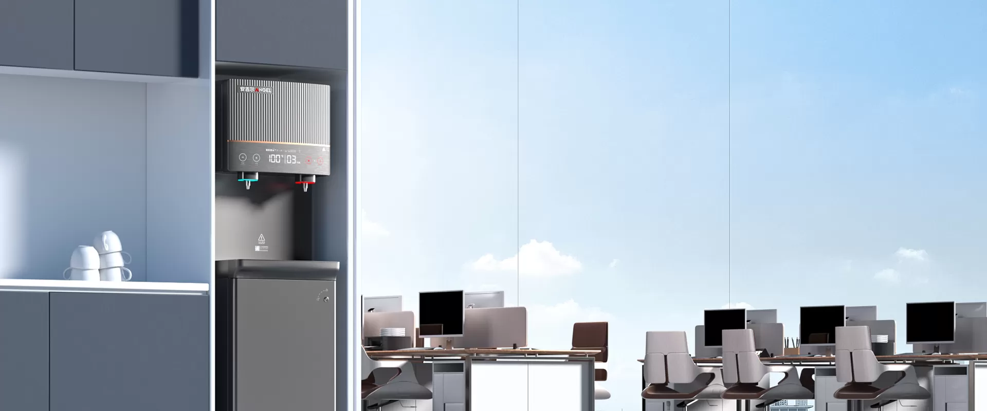 Dispenser air tanpa botol