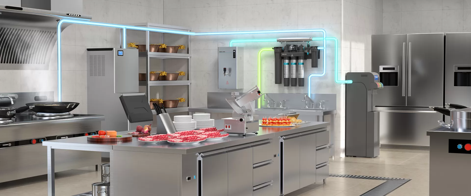 Filter air layanan makanan