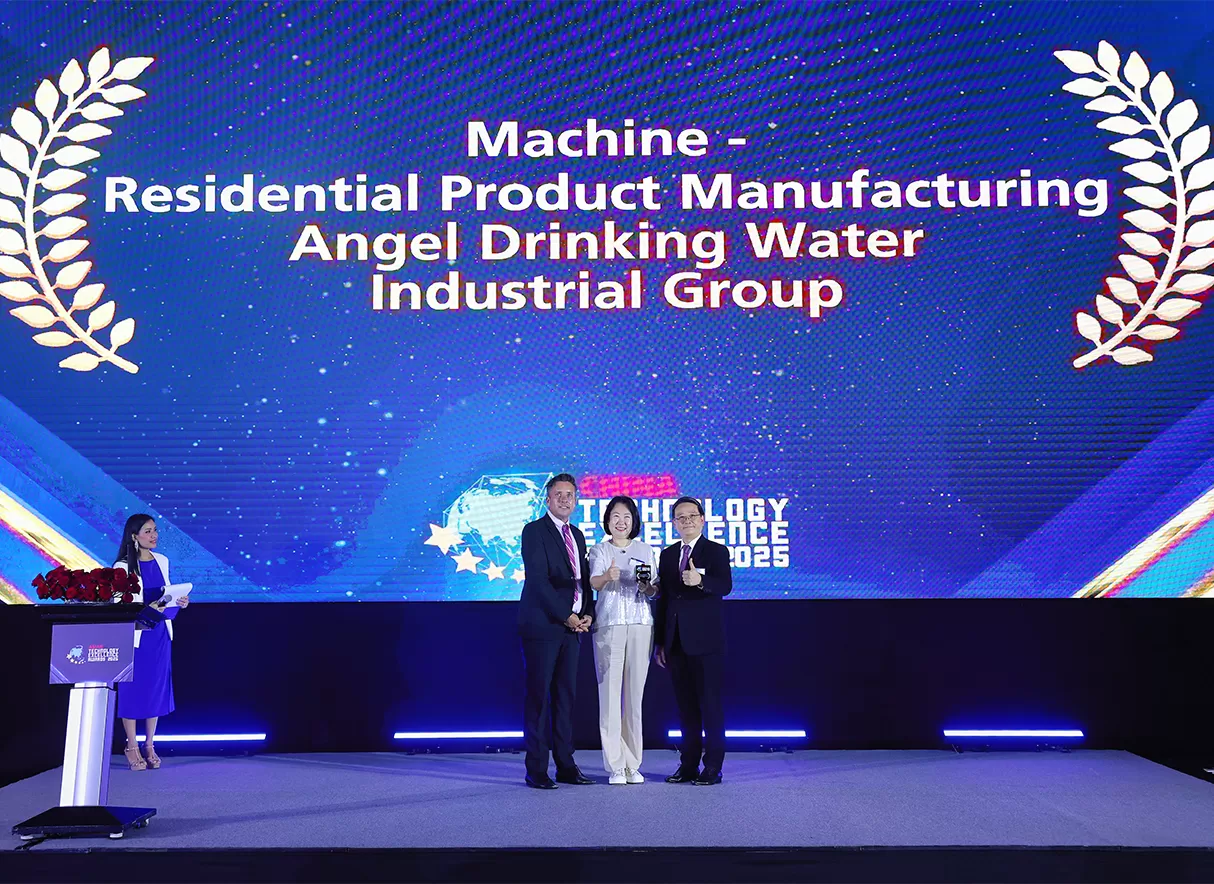 ANGEL Wins penghargaan bergengsi untuk sistem filtrasi air seluruh rumah penghemat ruang Bawahan