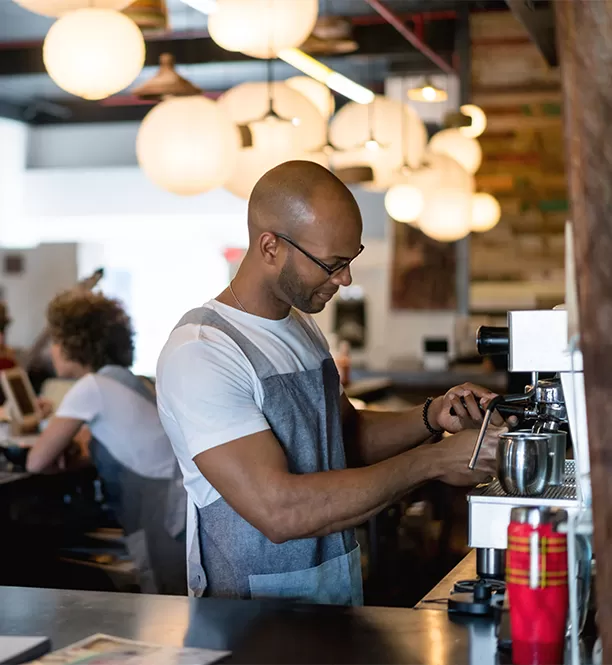 Sistem penyaring air warung kopi