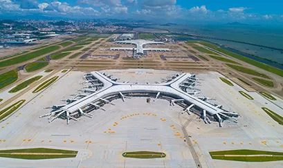 Air Minum di Shenzhen Bao'an International Airport Satellite Concourse